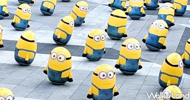 台中軟體園區 Dali Art 藝術廣場「小小兵不倒翁」 / WalkerLand窩客島整理提供 未經許可不可轉載