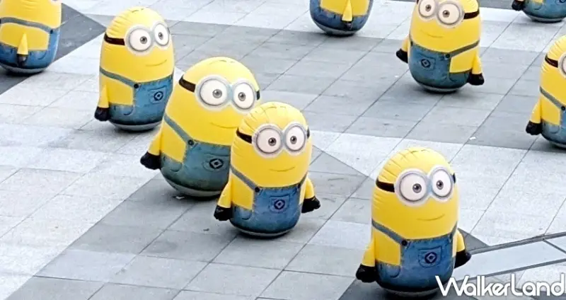 台中軟體園區 Dali Art 藝術廣場「小小兵不倒翁」 / WalkerLand窩客島整理提供 未經許可不可轉載