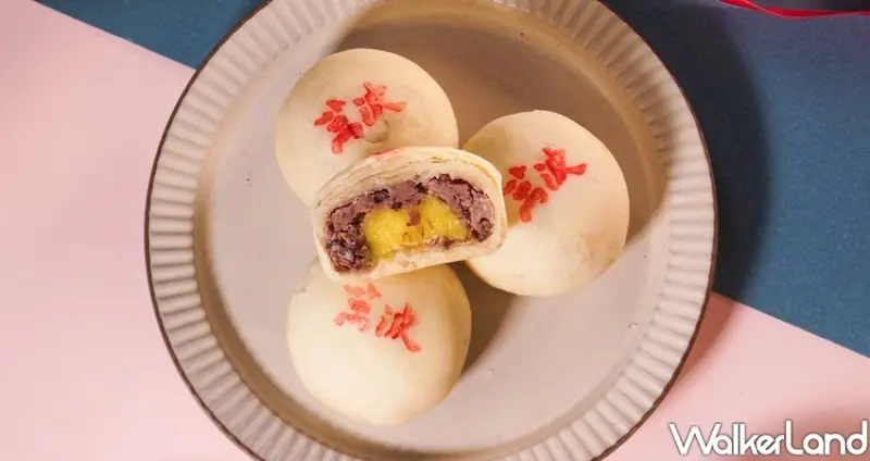 萬波X顏新發「紅豆粉粿月餅」 / WalkerLand窩客島整理提供 未經許可不可轉載
