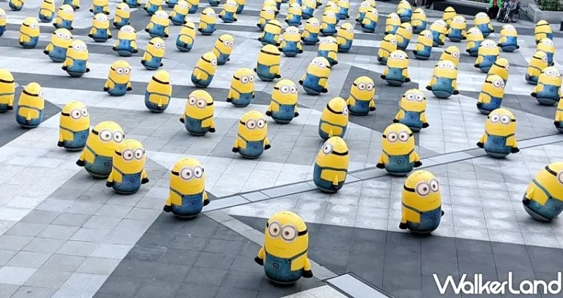 台中軟體園區 Dali Art 藝術廣場「小小兵不倒翁」 / WalkerLand窩客島整理提供 未經許可不可轉載