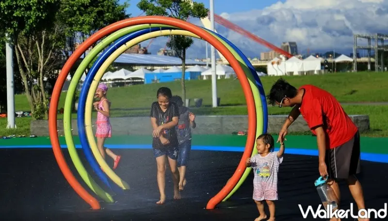 親子樂園 大佳河濱兒童戲水區 / WalkerLand窩客島整理提供 未經許可不可轉載
