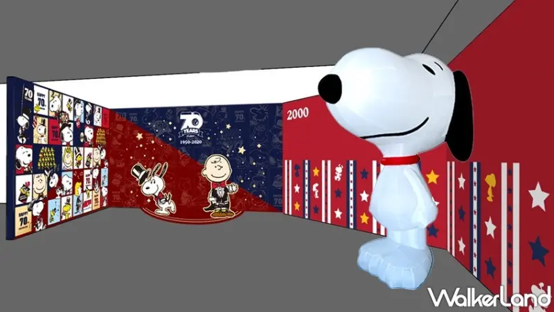 PEANUTS花生漫畫70週年巡迴展 / WalkerLand窩客島整理提供 未經許可，不得轉載