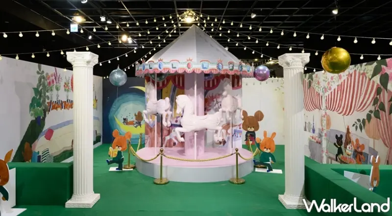 小熊學校の花漾樂園特展 / WalkerLand窩客島提供 未經許可，不得轉載