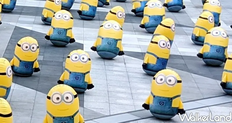 台中軟體園區 Dali Art 藝術廣場「小小兵不倒翁」 / WalkerLand窩客島整理提供 未經許可不可轉載