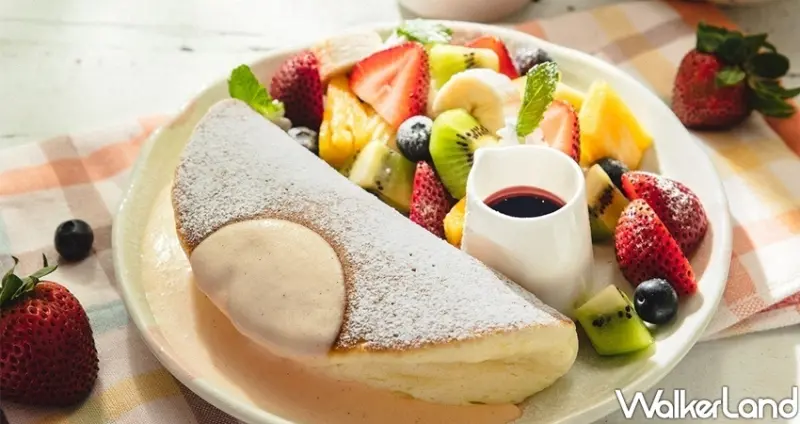 屋莎鬆餅屋「哈密瓜鬆餅」 / WalkerLand窩客島整理提供 未經許可不可轉載