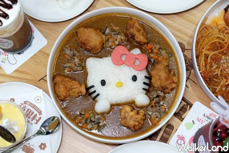 苗栗頭份「Hello Kitty蘋果村親子餐廳」 / WalkerLand窩客島整理提供 未經許可不可轉載