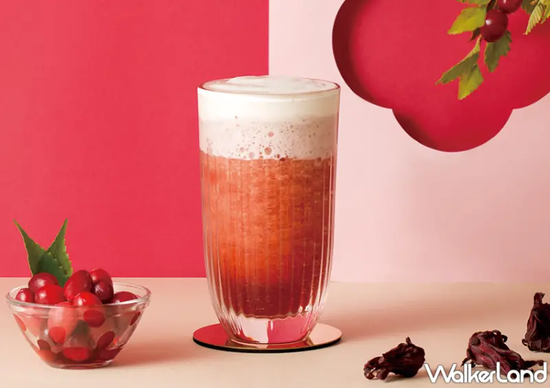 老賴茶棧 洛神暈紅優格泥泥 / WalkerLand窩客島提供 未經許可，不得轉載