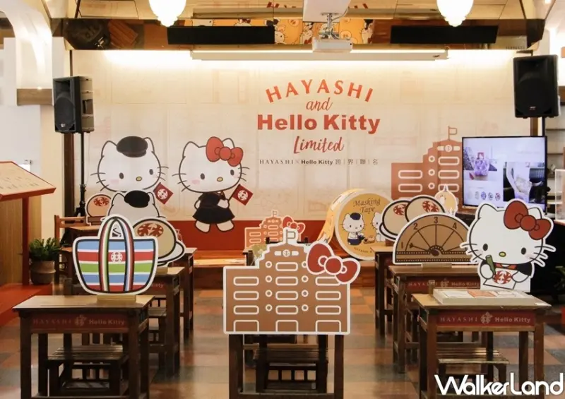 台南林百貨「Hello Kitty 漫步林時光」跨界聯名展 / WalkerLand窩客島整理提供 未經許可不可轉載