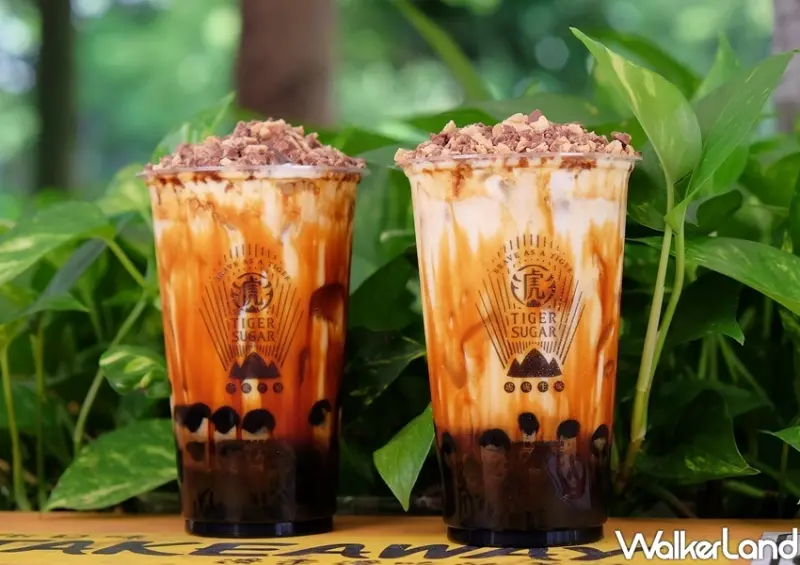 老虎堂、KitKat巧克力「黑糖巧克力脆片波霸厚鮮奶」 / WalkerLand窩客島整理提供 未經許可不可轉載