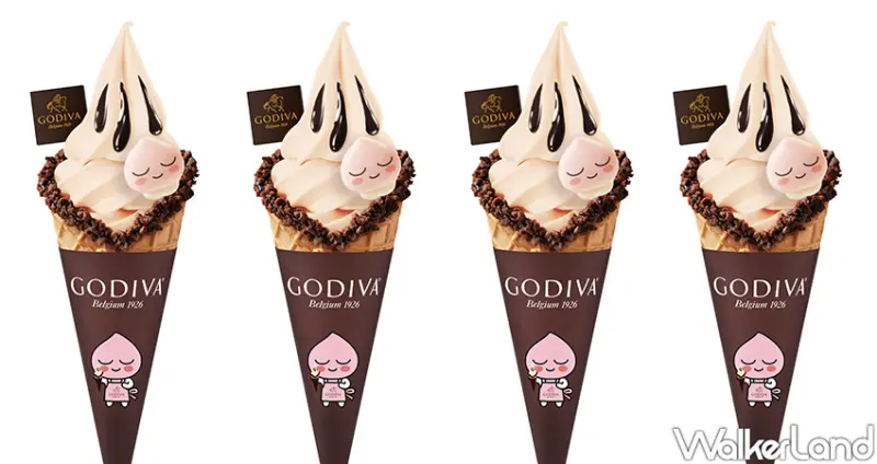 萊恩GODIVA霜淇淋 x Kakao Friends / WalkerLand窩客島整理提供 未經許可不可轉載