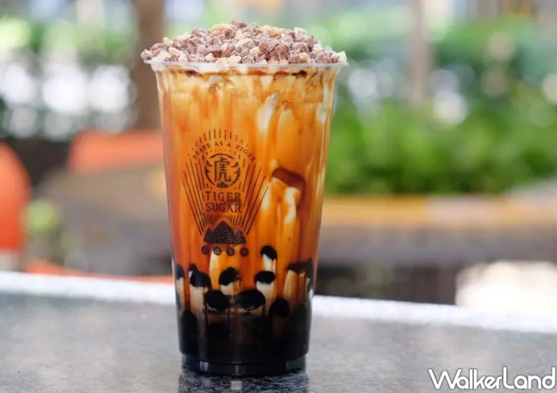 老虎堂、KitKat巧克力「黑糖巧克力脆片波霸厚鮮奶」 / WalkerLand窩客島整理提供 未經許可不可轉載