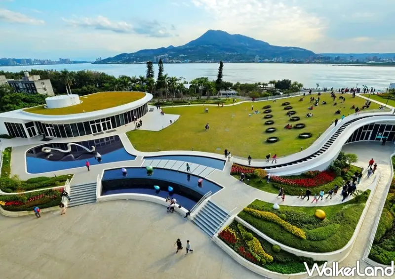 滬尾藝文休閒園區「草坡曬被藝術節」/ WalkerLand窩客島整理提供 未經許可不可轉載