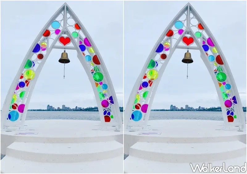 八里「心心相映廣場」/ WalkerLand窩客島整理提供 未經許可不可轉載