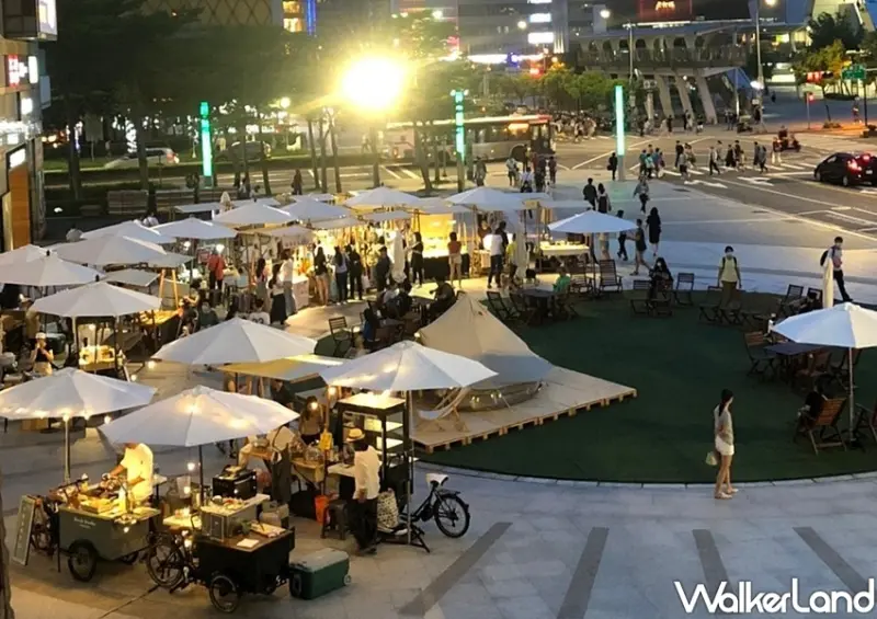 美麗華「都市野營市集」 / WalkerLand窩客島整理提供 未經許可不可轉載