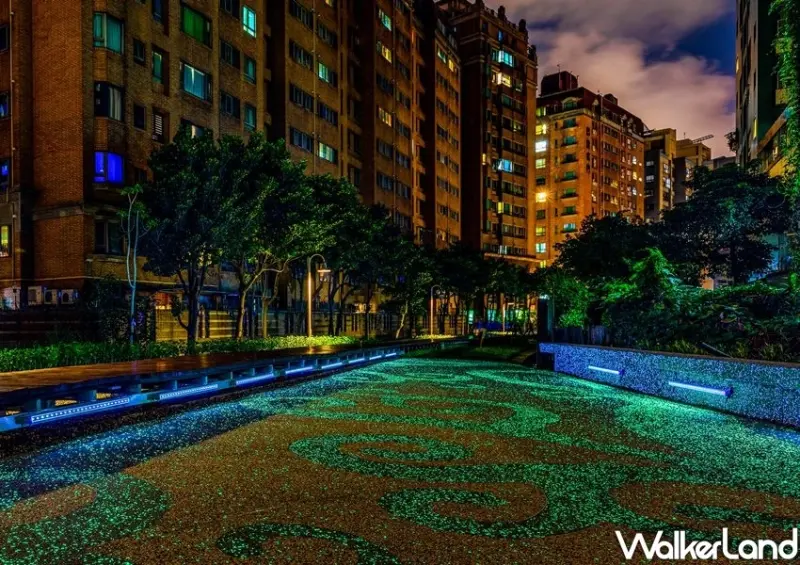 桃園人新景點「蓄光石星光步道」/ WalkerLand窩客島整理提供 未經許可不可轉載