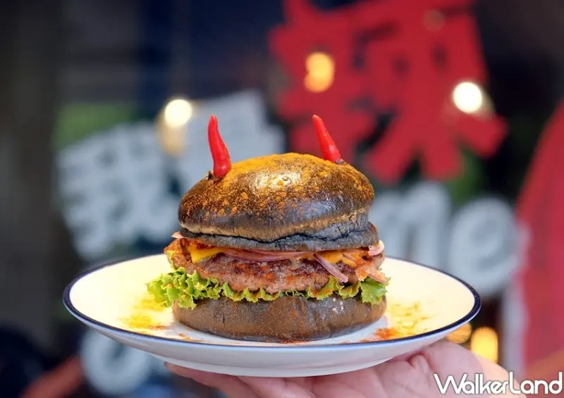 Selfish Burger嗑漢堡「地獄惡魔堡」 / WalkerLand窩客島整理提供 未經許可不可轉載