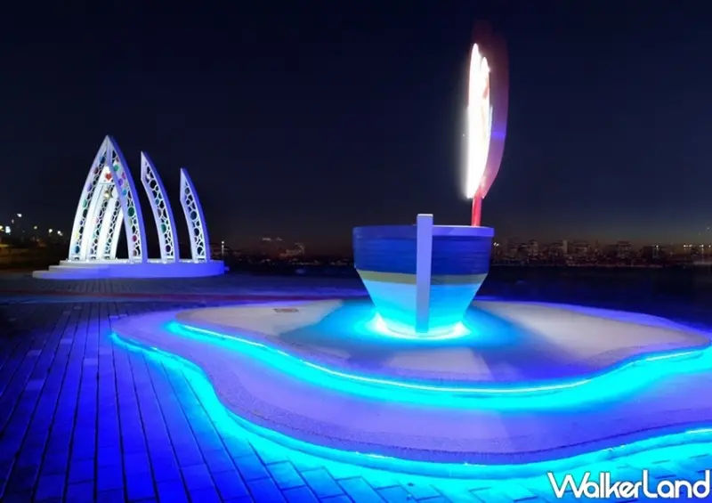 八里「心心相映廣場」/ WalkerLand窩客島整理提供 未經許可不可轉載