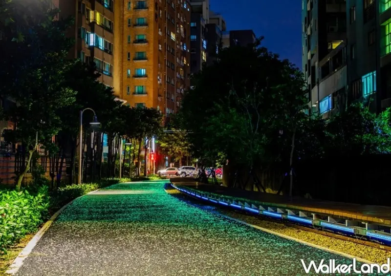 桃園人新景點「蓄光石星光步道」/ WalkerLand窩客島整理提供 未經許可不可轉載