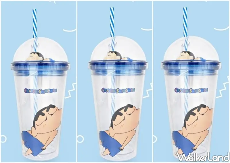 桃園新光影城「蠟筆小新3D吸管冷水瓶」 / WalkerLand窩客島整理提供 未經許可不可轉載