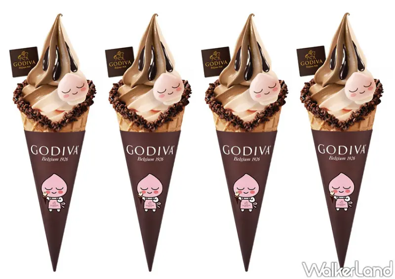 KAKAO FRIENDS、GODIVA萊恩巧克力霜淇淋 / WalkerLand窩客島整理提供 未經許可不可轉載