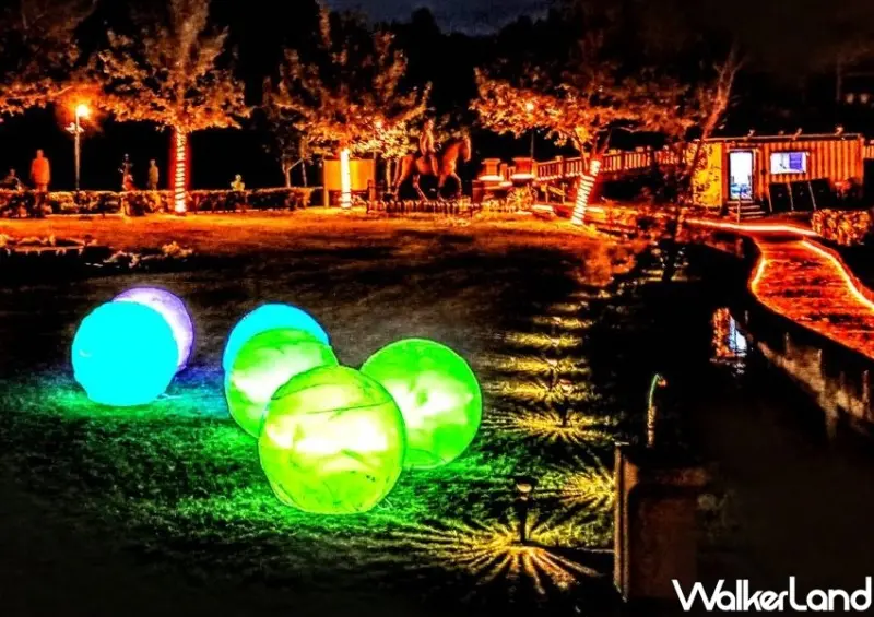 大溪慈湖夜間水舞秀 / WalkerLand窩客島整理提供 未經許可不可轉載