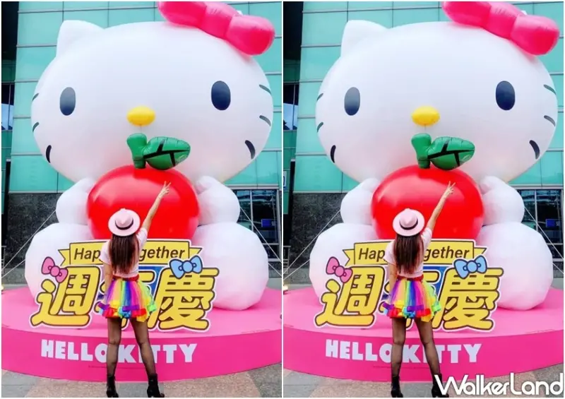 SOGO週年慶 Hello Kitty裝置藝術 / WalkerLand窩客島整理提供 未經許可不可轉載