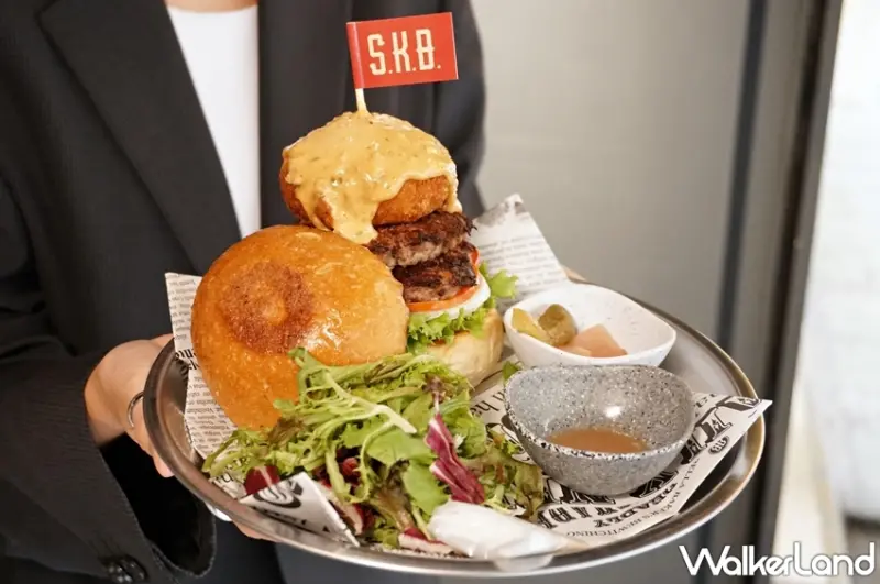 SKB新美式漢堡專賣店/ WalkerLand窩客島提供 未經許可，不得轉載