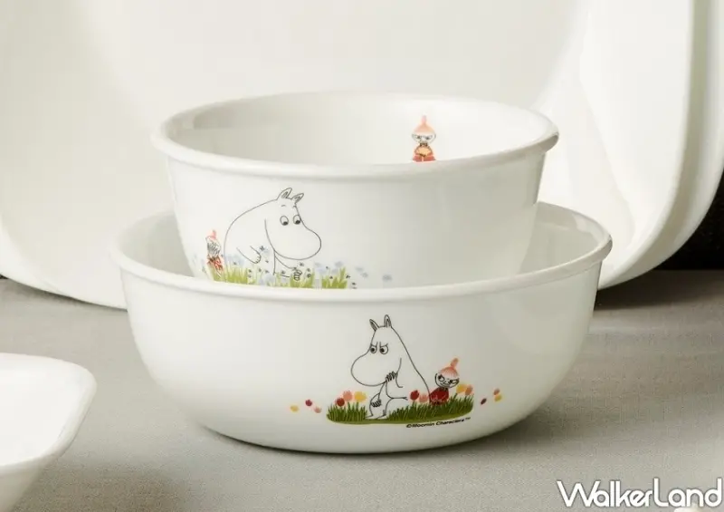 康寧餐具嚕嚕米75周年限定碗盤、保鮮盒/ WalkerLand窩客島整理提供 未經許可不可轉載