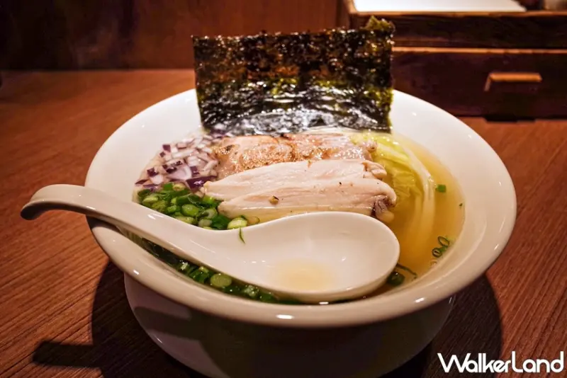 淡水美食新開店 長生塩人 塩味拉麵 / WalkerLand窩客島提供 未經許可，不得轉載