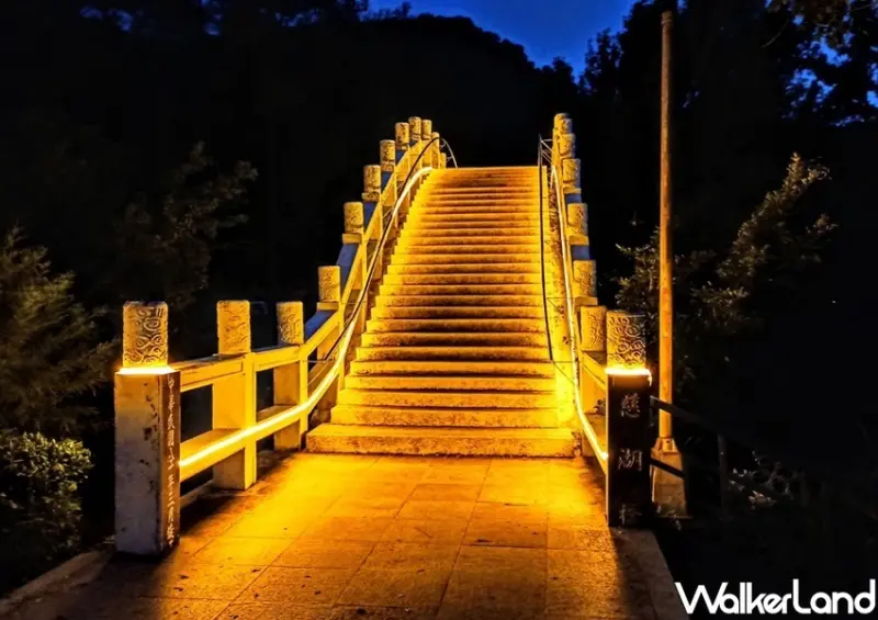 大溪慈湖夜間水舞秀 / WalkerLand窩客島整理提供 未經許可不可轉載