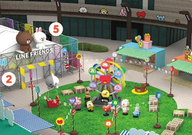 台北信義區LINE FRIENDS Carnival派對時光 / WalkerLand窩客島整理提供 未經許可不可轉載