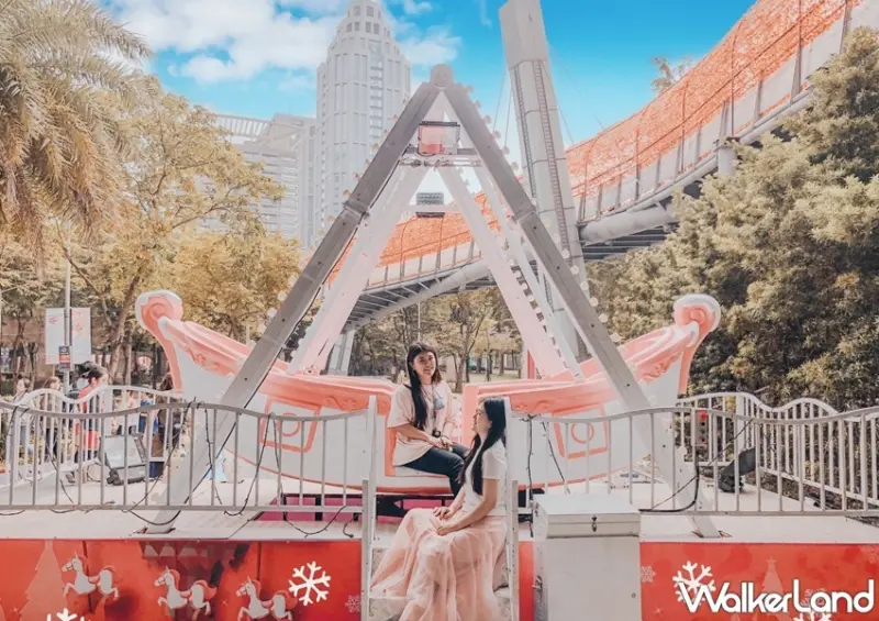 板橋大遠百 LOVE PINK耶誕樂園 / WalkerLand窩客島整理提供 未經許可，不得轉載