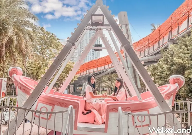 板橋大遠百 LOVE PINK耶誕樂園 / WalkerLand窩客島整理提供 未經許可，不得轉載