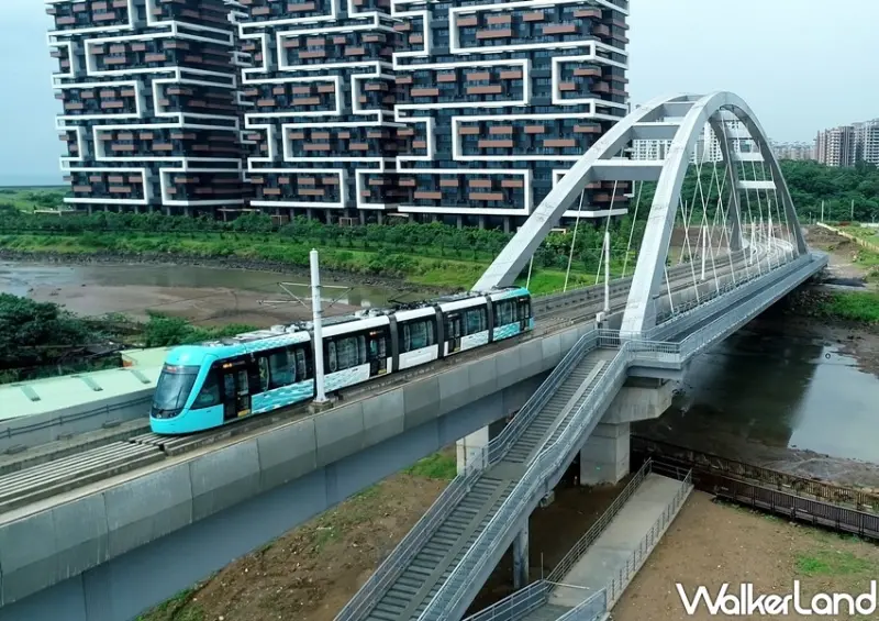 淡海輕軌「藍海線」 / WalkerLand窩客島整理提供 未經許可不可轉載