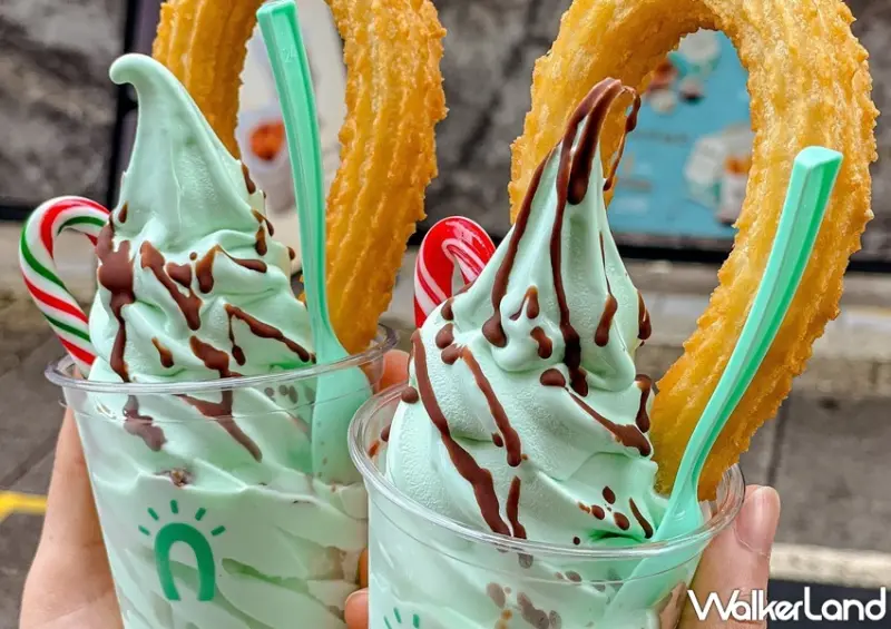 Street Churros 聖誕薄荷阿啾 / WalkerLand窩客島整理提供 未經許可，不得轉載