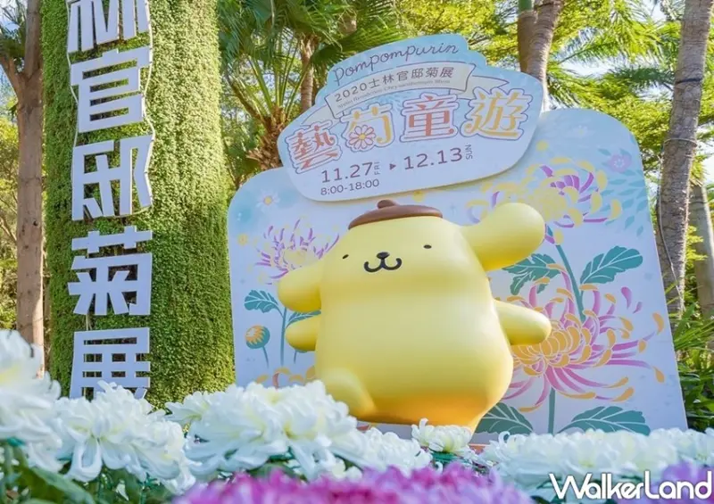 布丁狗、2020士林官邸菊展 / WalkerLand窩客島整理提供 未經許可不可轉載