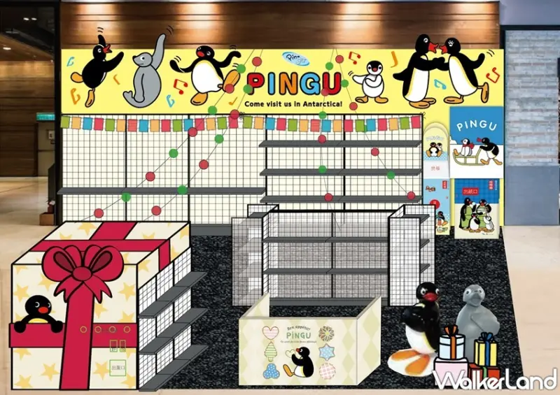 Pingu企鵝家族 40週年耶誕樂園限定店 / WalkerLand窩客島整理提供 未經許可，不得轉載