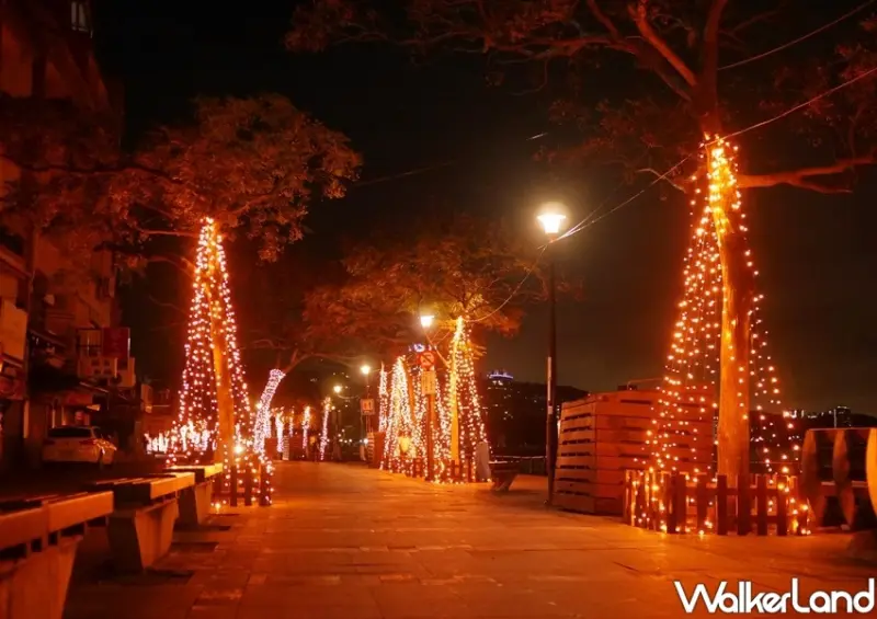 新月橋河濱暖心光雕 / WalkerLand窩客島整理提供 未經許可不可轉載