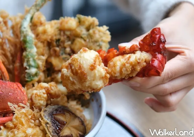 天吉屋「伊勢龍蝦天丼」御皇套餐/ WalkerLand窩客島整理提供 未經許可不可轉載
