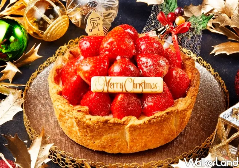 PABLO豪華版草莓派對聖誕起司塔 / WalkerLand窩客島整理提供 未經許可不可轉載