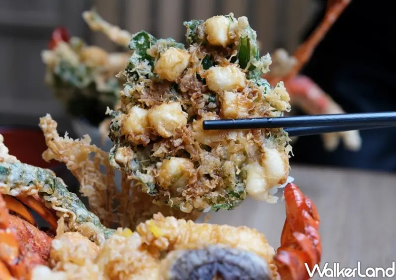 天吉屋「伊勢龍蝦天丼」御皇套餐/ WalkerLand窩客島整理提供 未經許可不可轉載