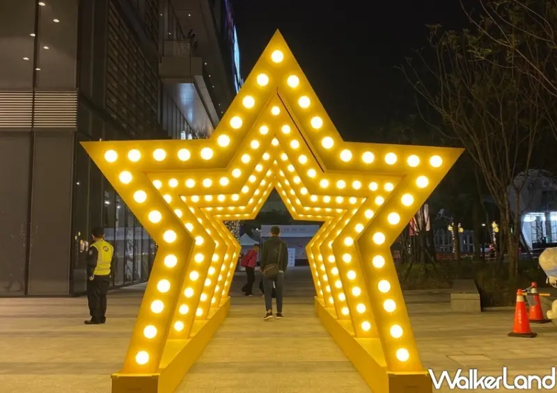 新莊宏匯廣場、中港大排耶誕燈 / WalkerLand窩客島整理提供 未經許可不可轉載