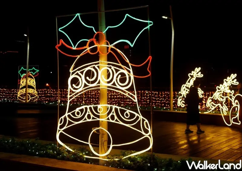 新月橋河濱暖心光雕 / WalkerLand窩客島整理提供 未經許可不可轉載
