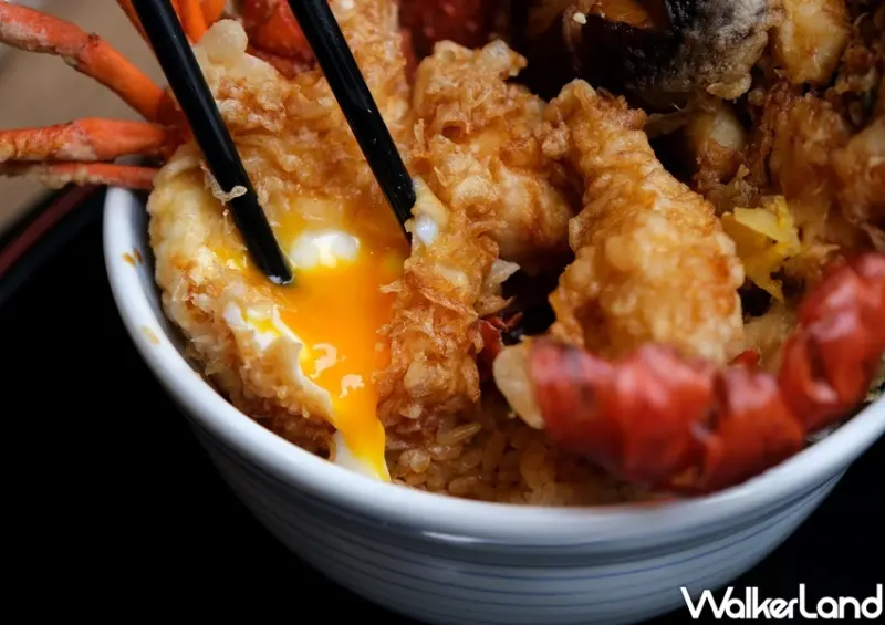 天吉屋「伊勢龍蝦天丼」御皇套餐/ WalkerLand窩客島整理提供 未經許可不可轉載