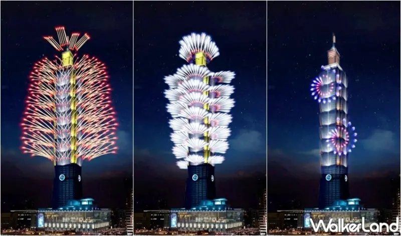 2021跨年煙火 / WalkerLand窩客島整理提供 未經許可，不得轉載