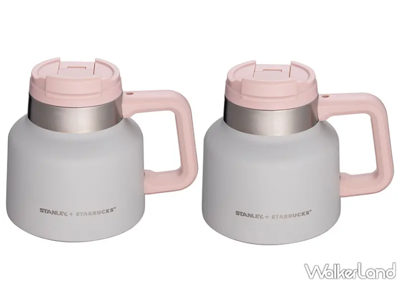 星巴克Stanley聯名杯「櫻花粉不鏽鋼杯」 / WalkerLand窩客島整理提供 未經許可不可轉載
