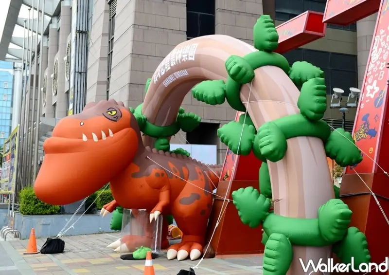 台南 戽斗恐龍叢林樂園 / WalkerLand窩客島整理提供 未經許可不可轉載