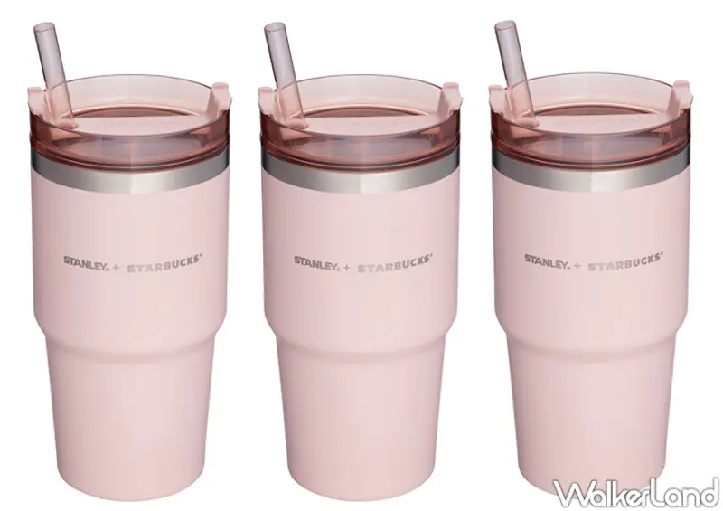 星巴克Stanley聯名杯「櫻花粉不鏽鋼杯」 / WalkerLand窩客島整理提供 未經許可不可轉載