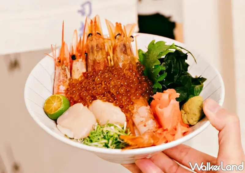 新一壽司丼 蝦趴季 / WalkerLand窩客島整理提供 未經許可，不得轉載