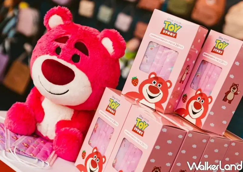 grace gift熊抱哥口罩、三眼怪口罩「Holic迪士尼玩總動員拋棄式成人平面口罩」 / WalkerLand窩客島整理提供 未經許可不可轉載